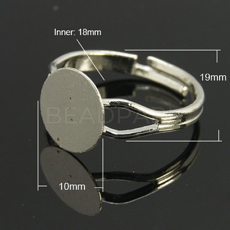 Brass Ring Components X-KK-C3044-10mm-N-1