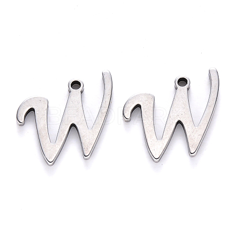 Tarnish Resistant 201 Stainless Steel Charms STAS-R105-W-1