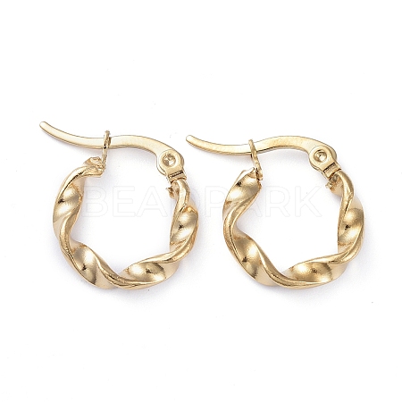 201 Stainless Steel Hoop Earrings LS-EJEW-I245-07C-1