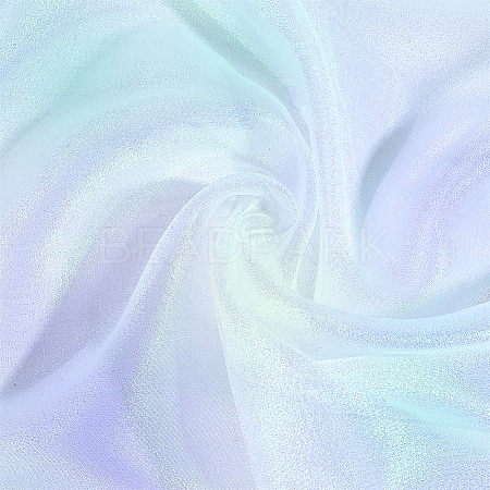 Polyester Organza Laser Fabric AJEW-WH0314-933-1