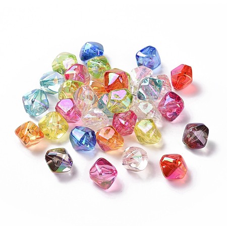 Transparent Acrylic Beads OACR-P011-12L-1