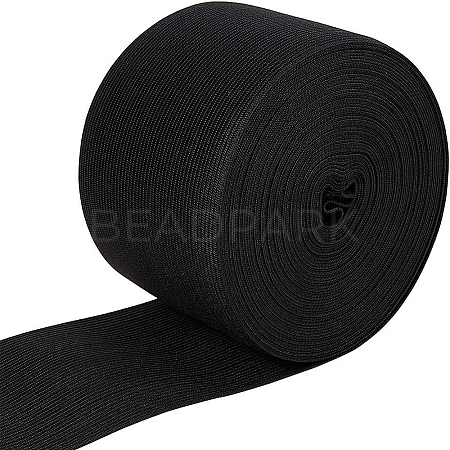 Flat Elastic Rubber Cord/Band OCOR-WH0032-38C-01-1
