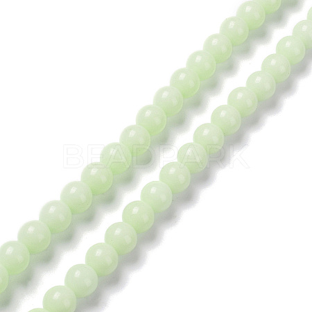 Synthetic Luminous Stone Beads Strands G-L582-01C-1