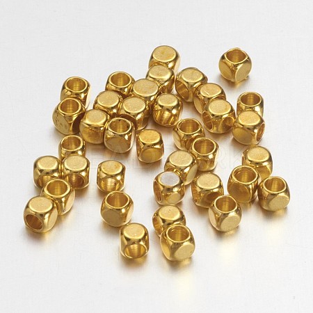 Brass Spacer Beads X-KK-L018-G-1