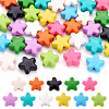 44Pcs 11 Colors Spray Painted Alloy Beads FIND-TA0003-02-2