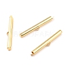 304 Stainless Steel Slide On End Clasp Tubes STAS-C044-08F-G-2