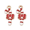 Christmas Alloy Enamel Pendants FIND-I067-02KCG-14A-1