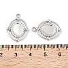 Non-Tarnish 304 Stainless Steel Pendant Cabochon Settings STAS-P364-07P-3
