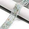 Natural Flower Amazonite Beads Strands X-G-F770-A03-02-1