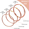 5 Rolls 4 Style Bare Copper Craft Wire CWIR-BC0001-43B-2