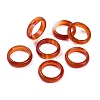 Dyed & Heated Natural Agate Finger Rings for Women RJEW-Z075-02P-1