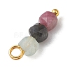 Natural Colorful Tourmaline Pendants PALLOY-JF04795-5