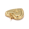 Rack Plating Real 18K Gold Plated Brass Pendants KK-E260-01G-H-3