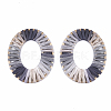 Handmade Raffia Woven Linging Rings WOVE-S120-01A-2