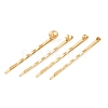 304 Stainless Steel Hair Bobby Pins Findings STAS-F329-02A-G-2