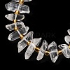 Natural Quartz Crystal Beads Strands G-F800-E07-2