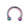 303 Stainless Steel Circular/Horseshoe Barbell Nose Rings WG86D19-12-1