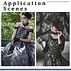 2 Pairs Polyester Lace Gloves AJEW-ME0003-36-5