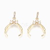 Brass Ice Pick Pinch Bails for Pendant Making KK-P150-16-2