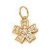 304 Stainless Steel Micro Pave Clear Cubic Zirconia Charms LS-CU-CBAB6EC-24G-1