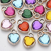 UV Plating ABS Plastic Pendants X-KY-N007-68-1
