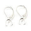 Ion Plating(IP)  304 Stainless Steel Leverback Earring Findings STAS-U025-01S-01-1