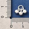 925 Sterling Silver 3 Round Ball Charms STER-L066-03S-3