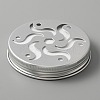 Aluminium Hollow Candle Canister Lids AJEW-WH0312-57B-1