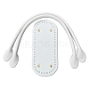 PU Leahter Knitting Crochet Oval Bags Bottom and Bag Handles PW-WGDBD8B-16-1