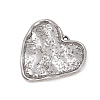 Textured 304 Stainless Steel Pendants STAS-D264-06G-P-2