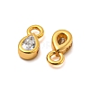 Real 18K Gold Plated 925 Sterling Silver Charms STER-K176-03D-G-3