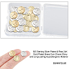 32Pcs 2 Style Brass Charms KK-SC0002-54-3