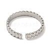 304 Stainless Steel Open Cuff Ring RJEW-C067-28P-3