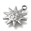 Anti-Tarnish 304 Stainless Steel Pendants STAS-Z092-01AS-07-2