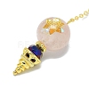 Round Resin Dowsing Pendulum Big Pendants G-C117-01G-07-2