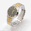 Fashionable Classical Men's Two Tone Alloy Quartz Wristwatches WACH-M088-03-2