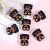 10Pcs Food Grade Eco-Friendly Silicone Focal Beads SIL-SZ0001-89C-3