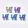 Valentine's Day Ion Plating(IP) 201 Stainless Steel Charms STAS-Q201-JN170-3