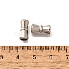 201 Stainless Steel Beads STAS-P381-01B-P-3