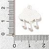 Baking Paint Zinc Alloy with Resin Pendant FIND-Z038-01B-3