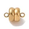 Ion Plating(IP) 304 Stainless Steel Magnetic Clasps with Loops STAS-P206-03G-2