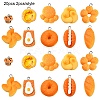 20Pcs 10 Styles Opaque Resin Imitation Food Pendants RESI-YW0001-69-2