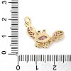 Rack Plating Brass Micro Pave Cubic Zirconia Pendants X-KK-P241-08G-3