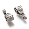 Non-Tarnish 304 Stainless Steel Snap on Bails STAS-P263-02P-1