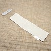 Rectangle Necklace Display Sets Cardboard Paper Cards and Self Adhesive Cellophane Bags LS-X-NDIS-M001-02-2