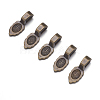 Tibetan Style Pendant Bails LS-MAB3357Y-3