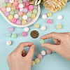 100Pcs Opaque Acrylic Beads OACR-PA0001-31A-3