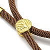 Nylon Cords Bracelet Makings Fit for Connector Charms AJEW-P116-01G-07-3