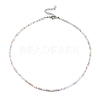 Bling Glass Beaded Necklace for Women NJEW-PH01492-07-1