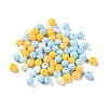 Rubberized Style Imitated Silicone Acrylic Beads MACR-D029-01A-1